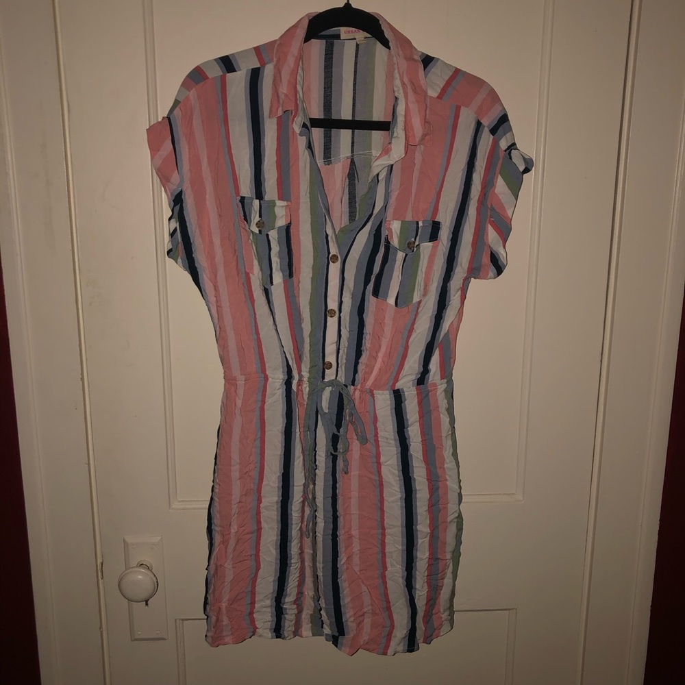 Colorful Striped Dress